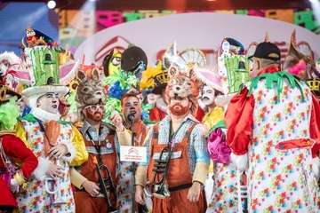 Final del concurso de murgas del Carnaval capitalino de 2019 (Foto TA)